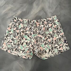 Patagonia Women's Athletic Shorts - Black, White, Pink, Green